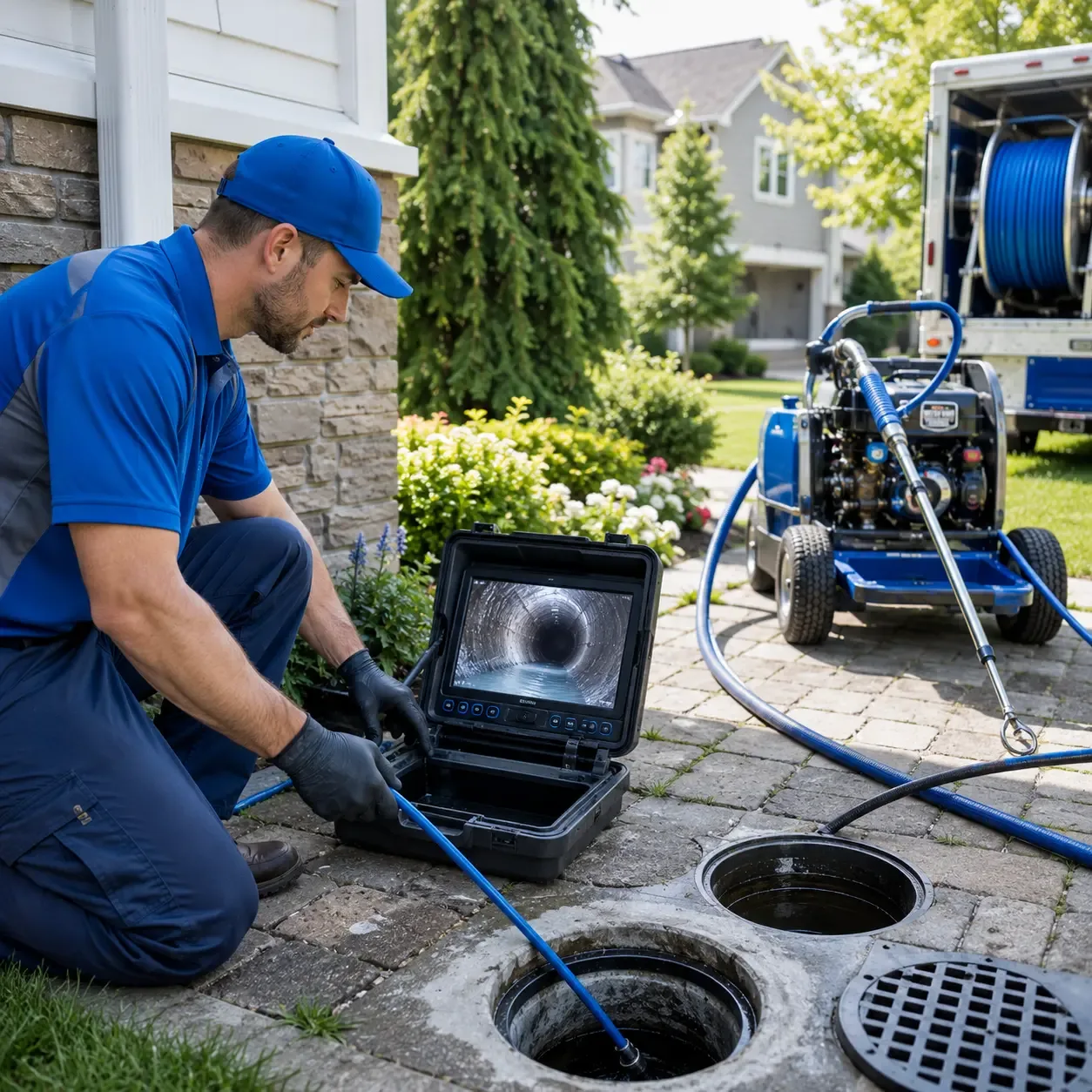 Outdoor drain cleaning professionals serving West Lebanon, PA